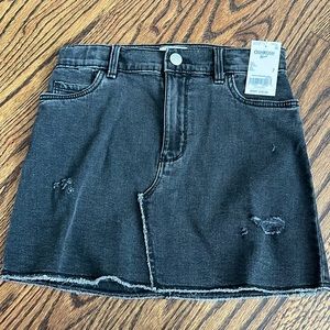 Osh Kosh girls black denim skirt